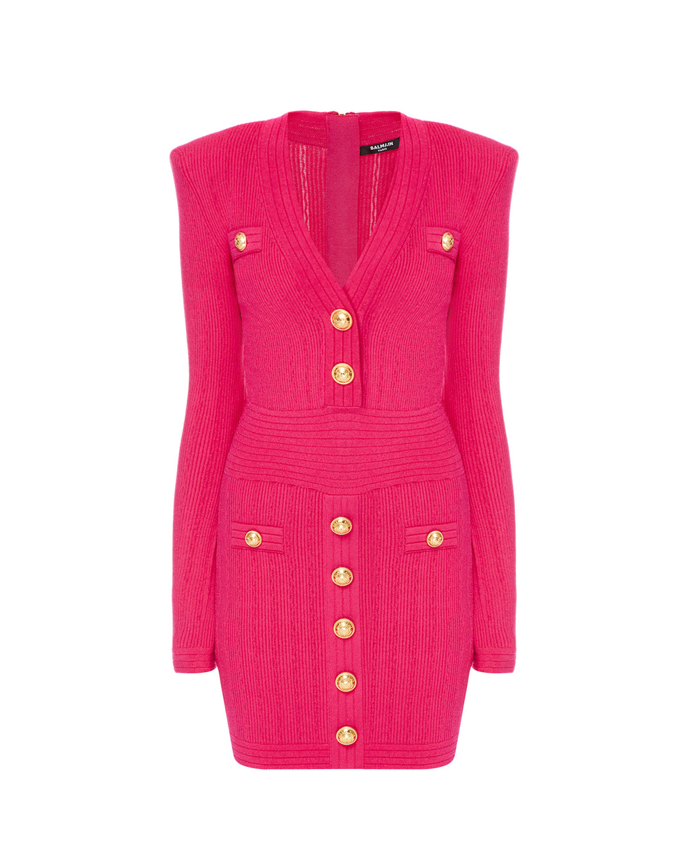 Сукня Balmain YF1R8060KB00, рожевий колір • Купити в інтернет-магазині Kameron