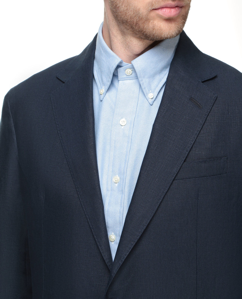 Льняной пиджак Polo Ralph Lauren 715793481001, темно-синий цвет • Купить в интернет-магазине Kameron