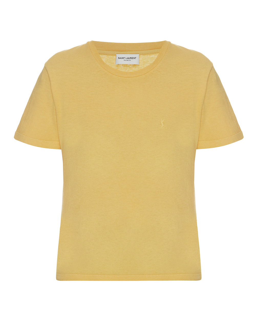 Футболка Saint Laurent 639985-YB2XE, желтый цвет • Купить в интернет-магазине Kameron