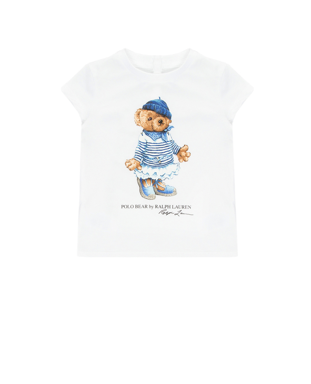 Футболка Polo Ralph Lauren Kids 311743493001, белый цвет • Купить в интернет-магазине Kameron