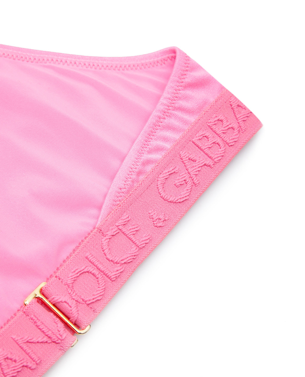 Детский лиф от купальника Dolce&Gabbana Kids L5JN65-G7B4V-S, розовый цвет • Купить в интернет-магазине Kameron