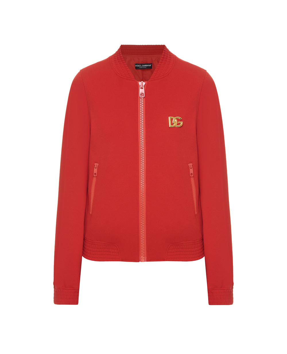 Спортивная кофта Dolce&Gabbana F9L01T-GDO95, красный цвет • Купить в интернет-магазине Kameron