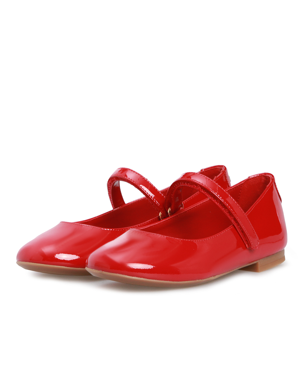 Лаковые балетки Dolce&Gabbana D10699-A1328-S-, красный цвет • Купить в интернет-магазине Kameron