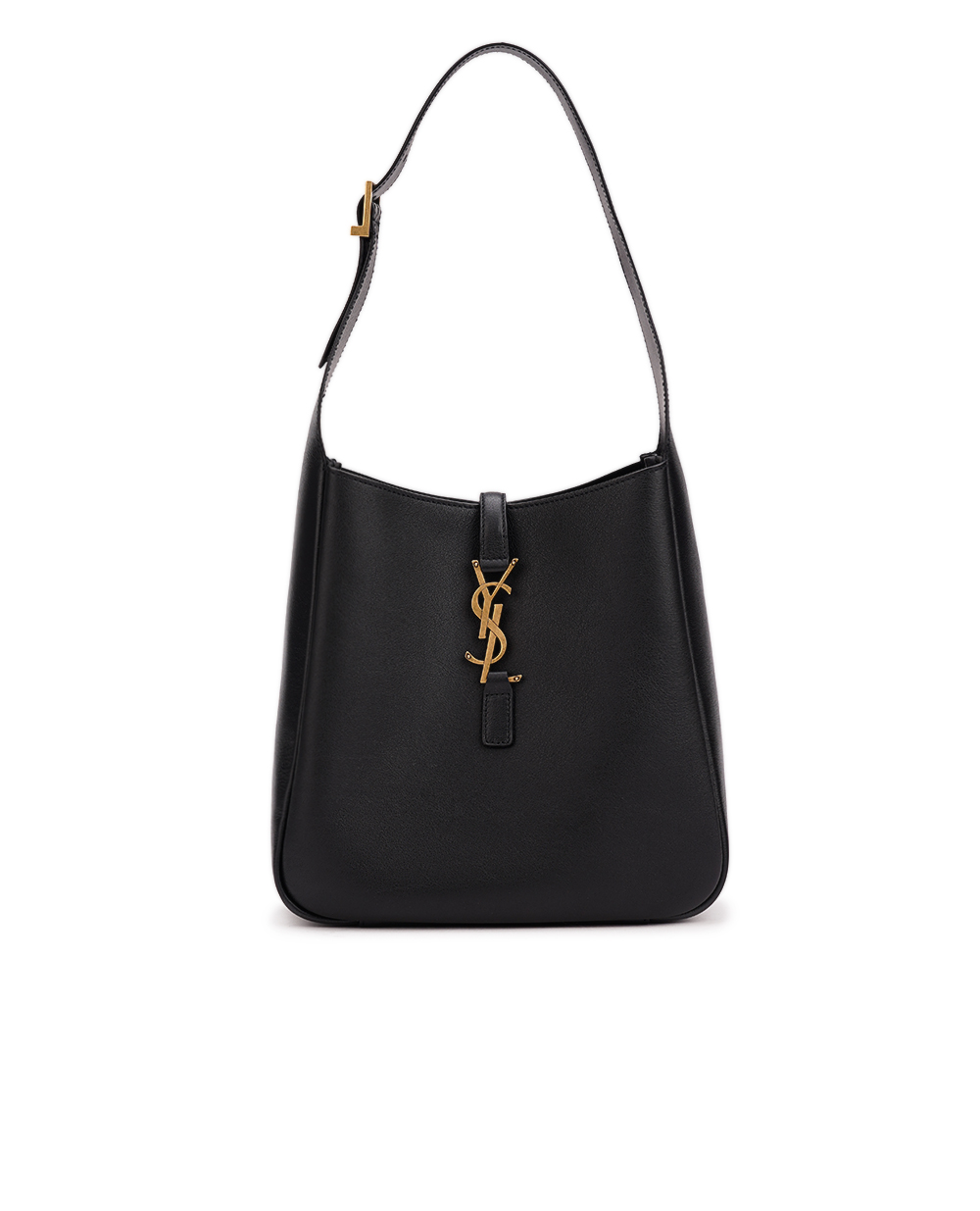 Кожаная сумка Le 5 À 7 Small Saint Laurent 713938-AAAUQ, черный цвет • Купить в интернет-магазине Kameron