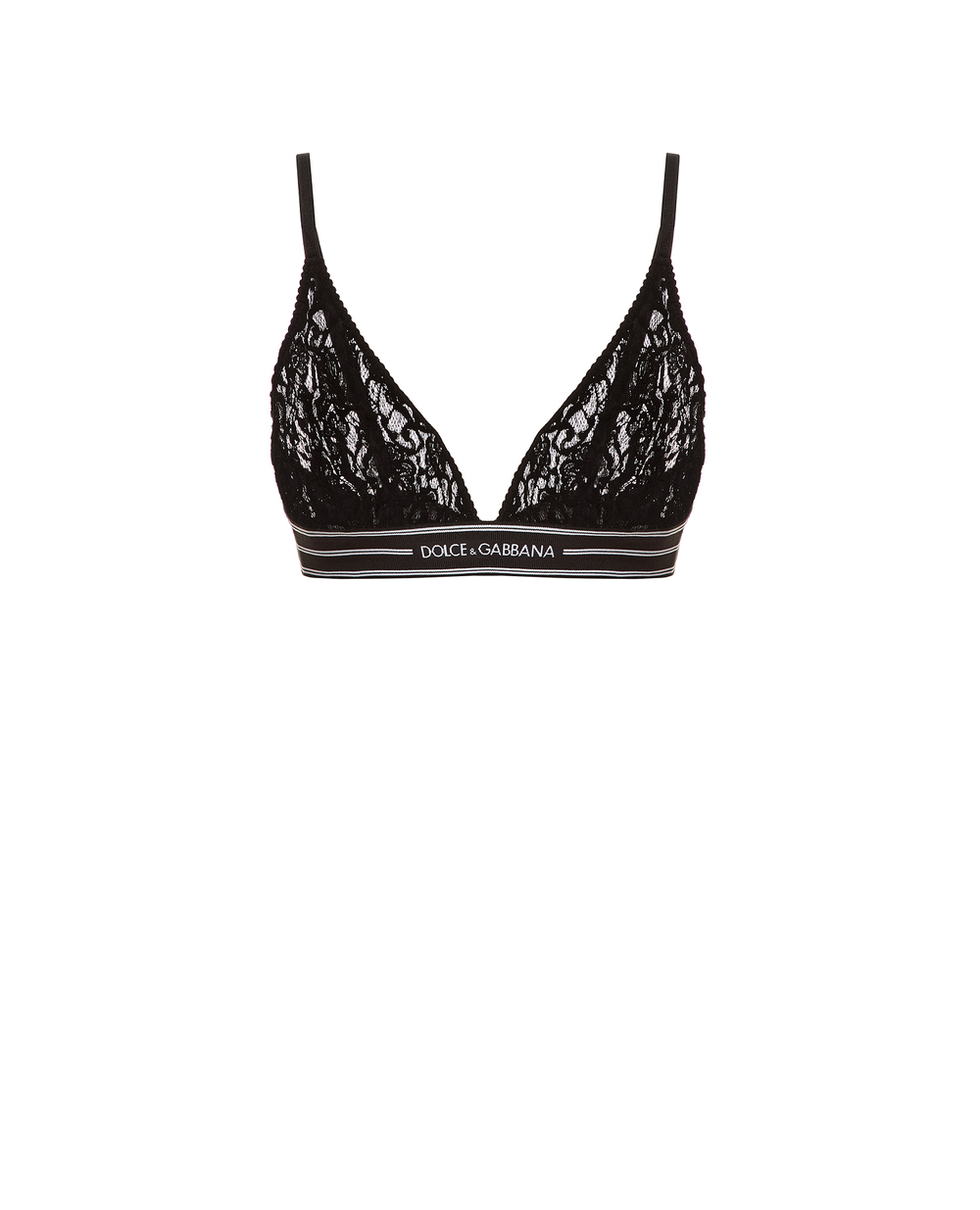 Бюстгальтер Dolce&Gabbana O1A77T-FLMPS, чорний колір • Купити в інтернет-магазині Kameron