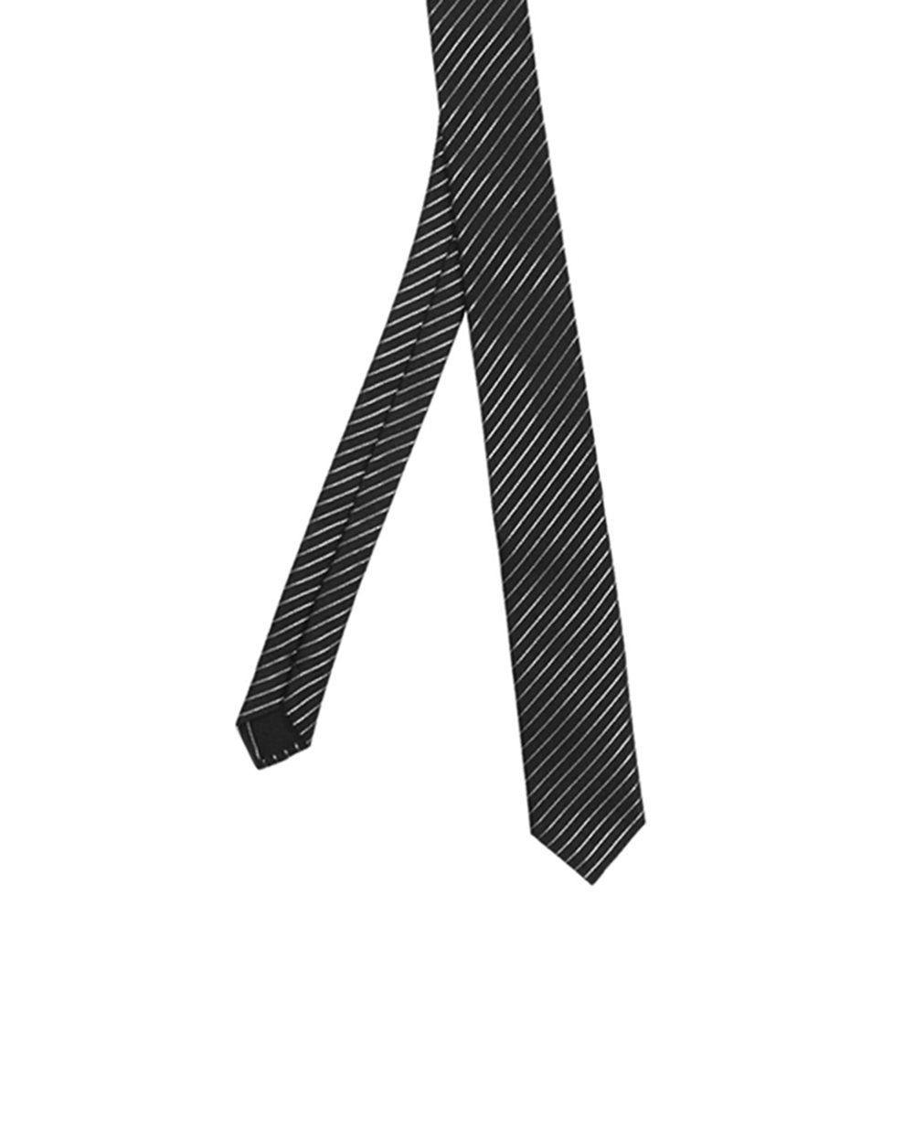 Шовкова краватка Saint Laurent 584329-4YC55, чорний колір • Купити в інтернет-магазині Kameron