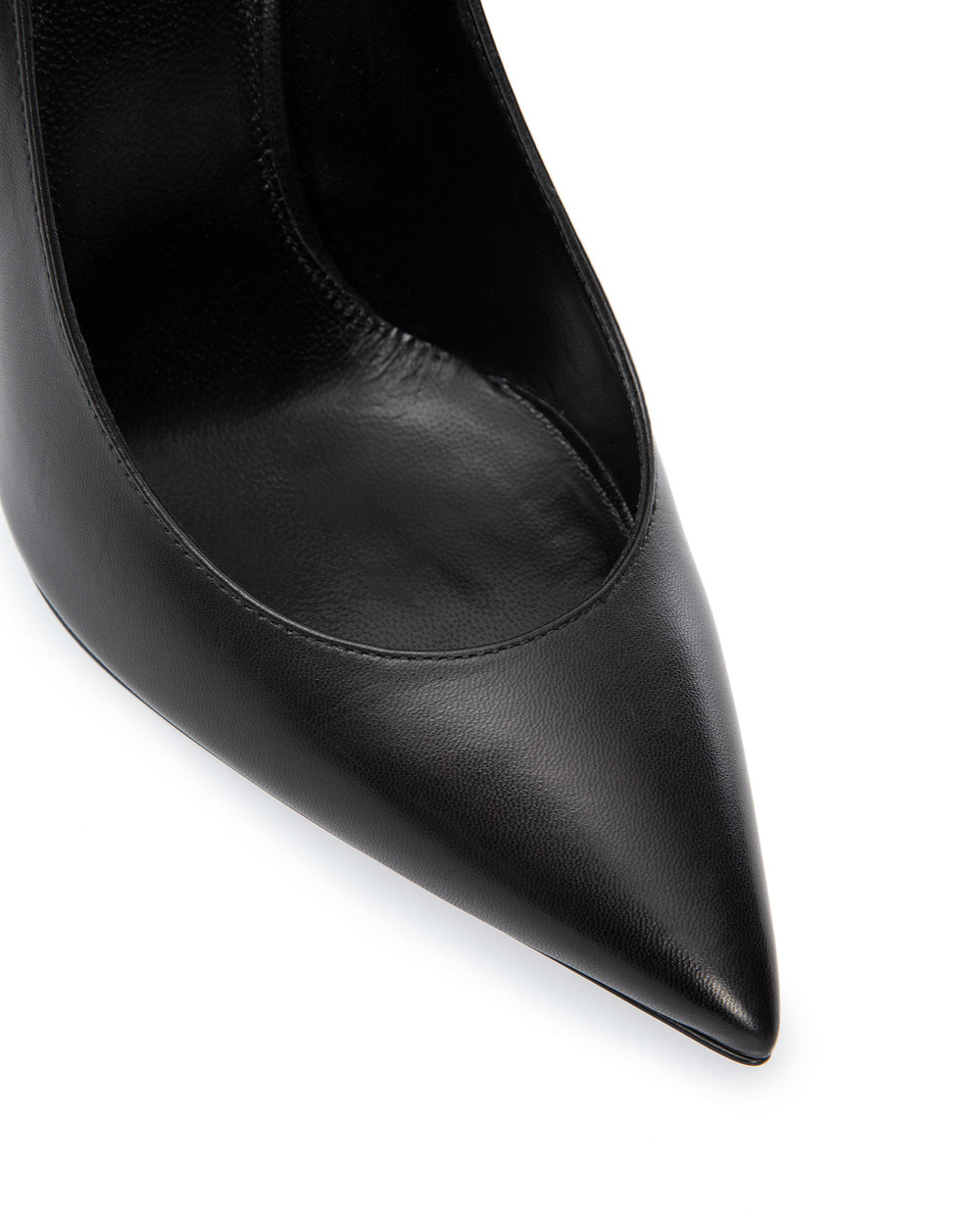 Шкіряні туфлі Opyum Saint Laurent 472011-AKPTT, чорний колір • Купити в інтернет-магазині Kameron
