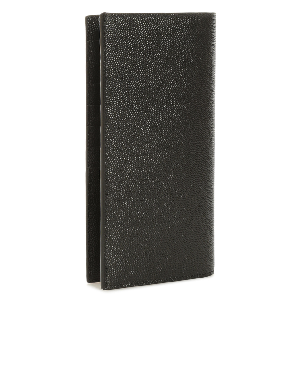 Кожаный кошелек Saint Laurent 396308-BTY0N, черный цвет • Купить в интернет-магазине Kameron