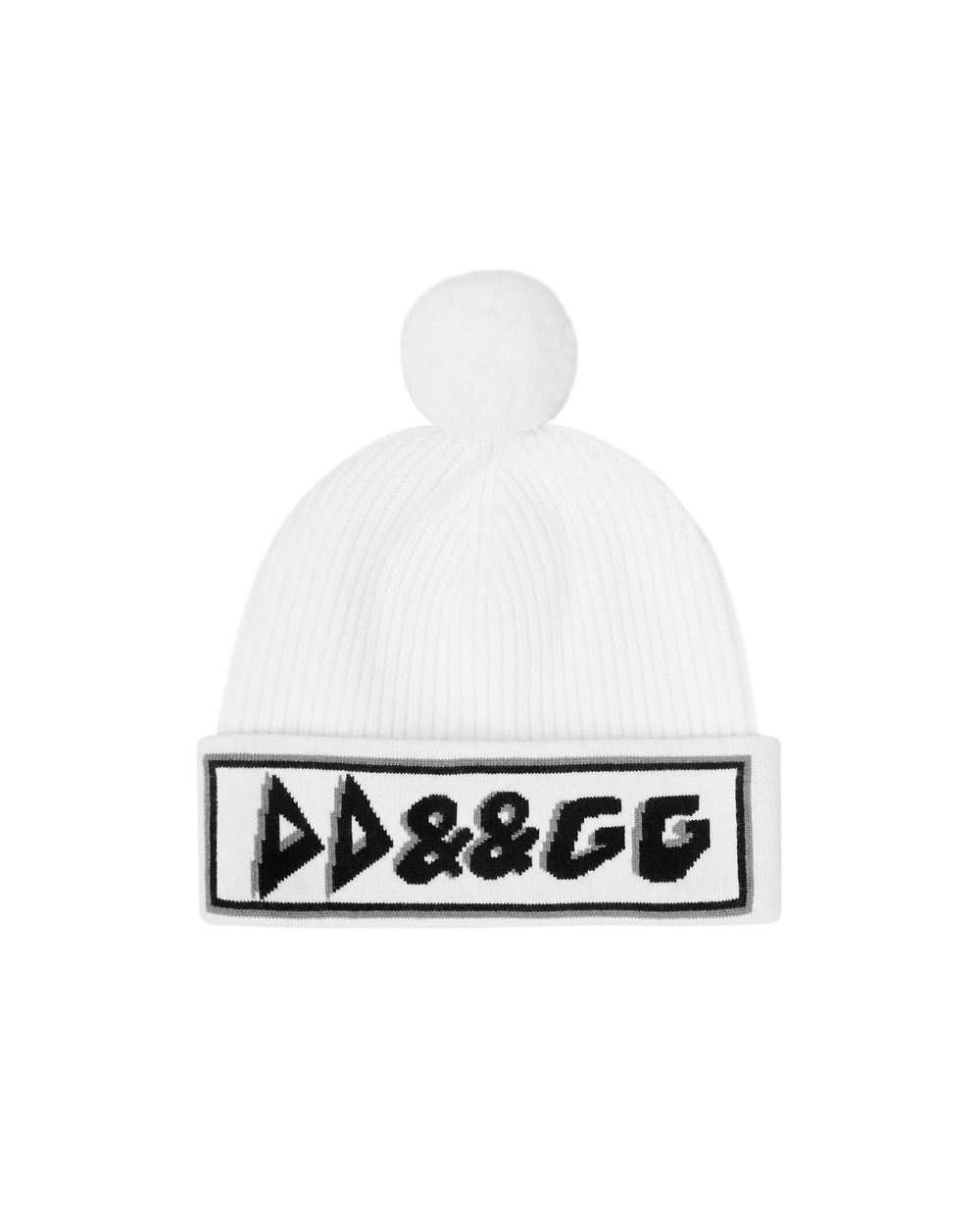 Кашемірова шапка Dolce&Gabbana FXA02T-JAW5V, білий колір • Купити в інтернет-магазині Kameron