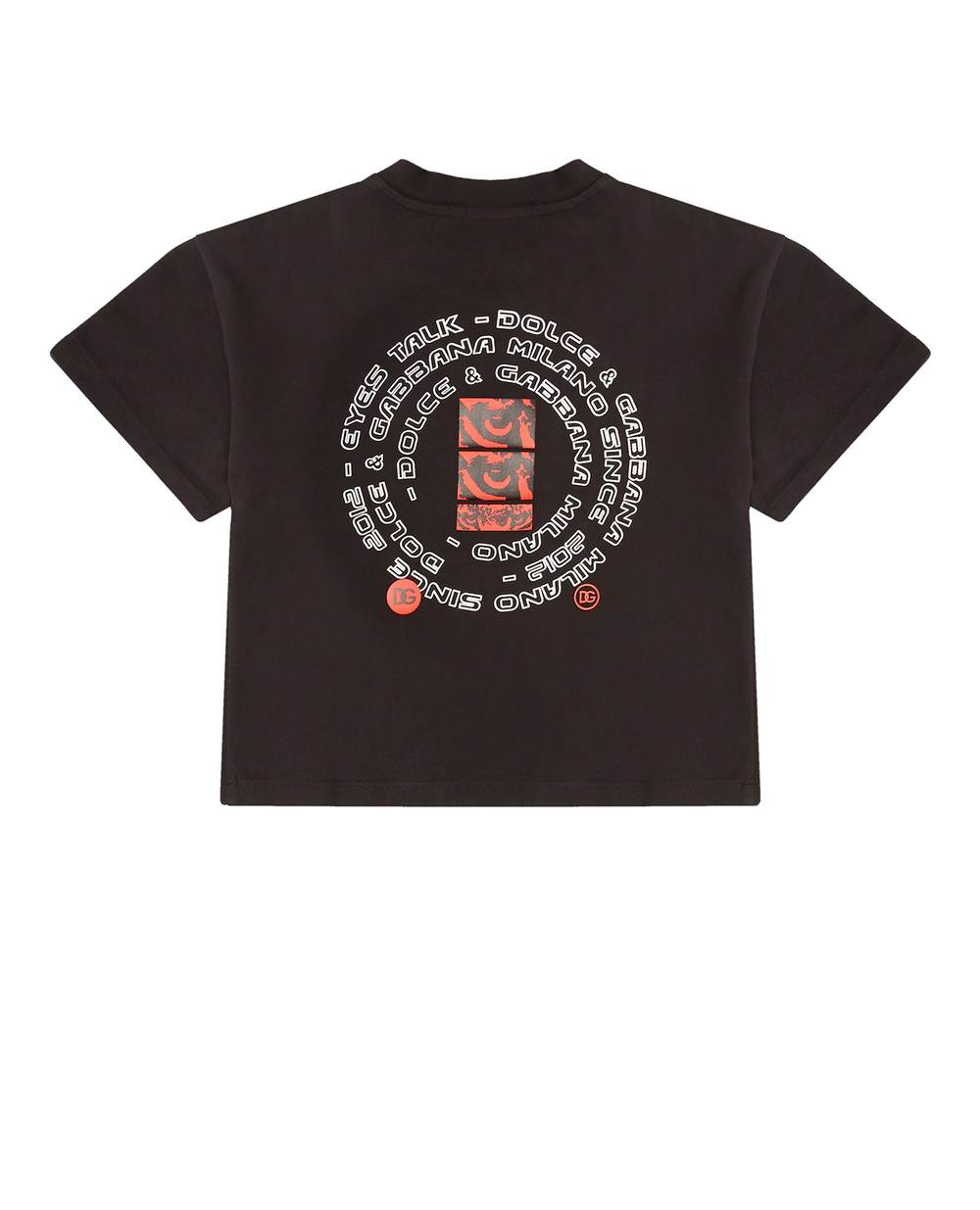 Детская футболка Dolce&Gabbana Kids L4JTDV-G7B0I-B, черный цвет • Купить в интернет-магазине Kameron