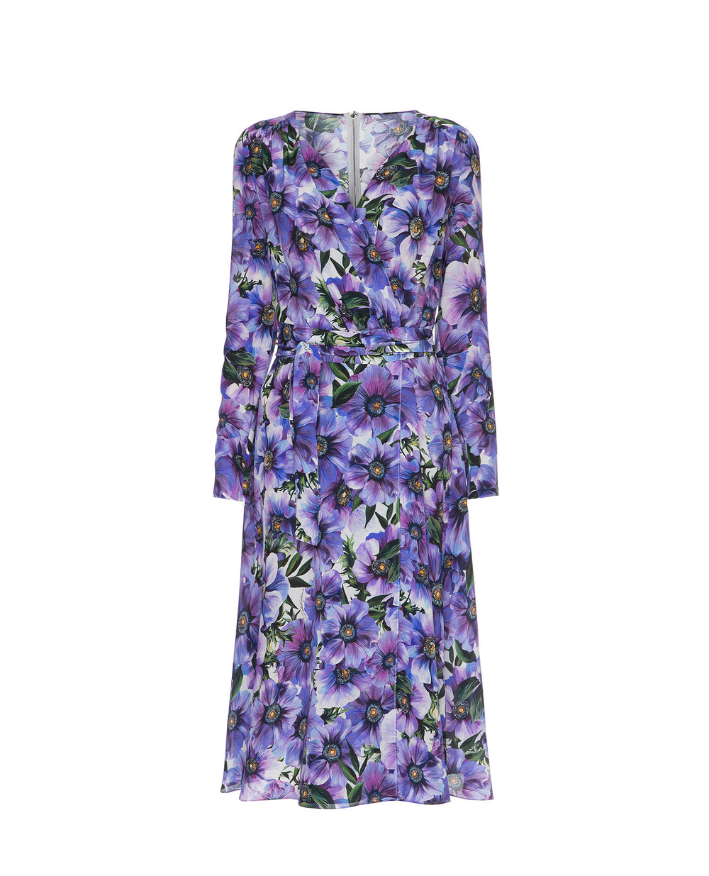 Шовкова сукня Dolce&Gabbana F6I0VT-IS1A1, бузковий колір • Купити в інтернет-магазині Kameron