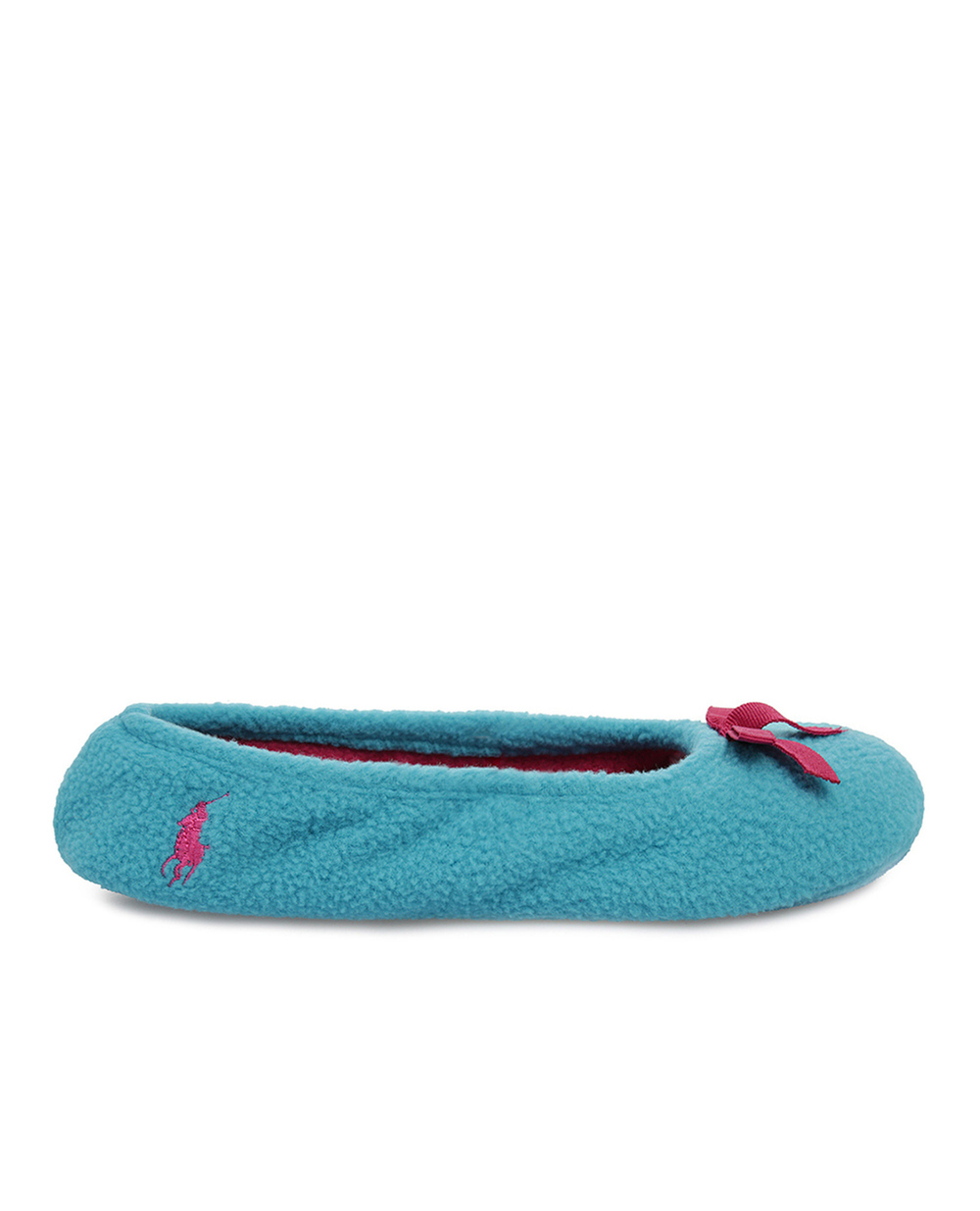 Детские домашние тапочки Polo Ralph Lauren Kids 991652-C, голубой цвет • Купить в интернет-магазине Kameron
