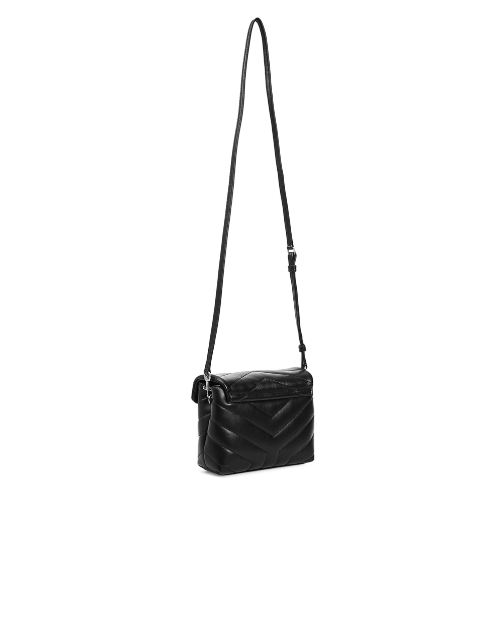 Шкіряна сумка Loulou Saint Laurent 630951-DV707-, чорний колір • Купити в інтернет-магазині Kameron