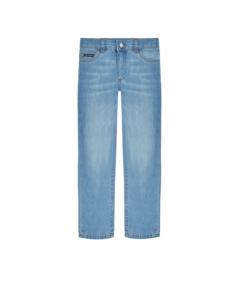 Дитячі джинси Dolce&Gabbana Kids L42F15-LD879-S, блакитний колір • Купити в інтернет-магазині Kameron