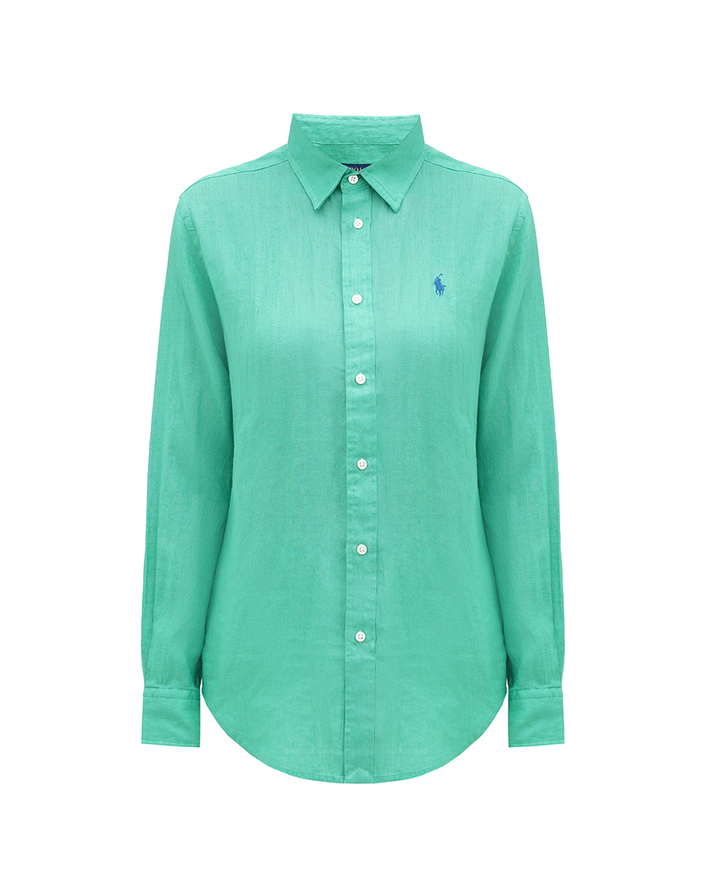 Льняная рубашка Polo Ralph Lauren 211920516013, зеленый цвет • Купить в интернет-магазине Kameron