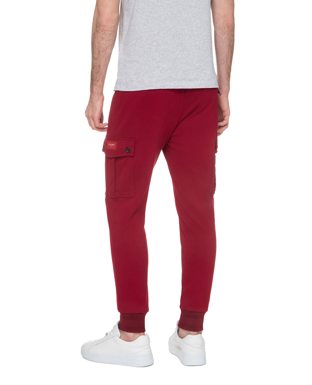 Спортивні брюки Dolce&Gabbana GW78AT-G7VAS, бордовий колір • Купити в інтернет-магазині Kameron