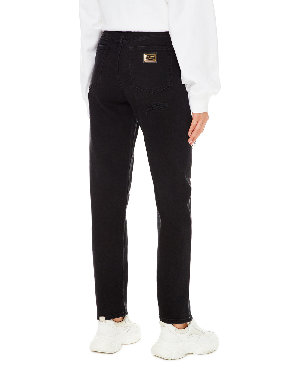 Джинси Dolce&Gabbana FTAIAD-G902N, чорний колір • Купити в інтернет-магазині Kameron
