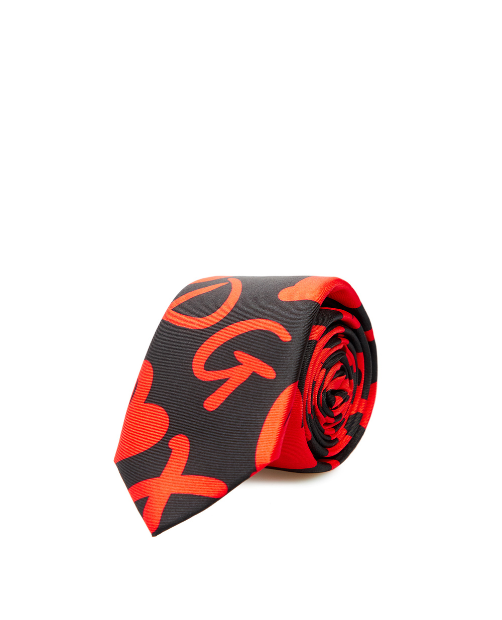 Шелковый галстук Dolce&Gabbana GT149E-IS1KE, черный цвет • Купить в интернет-магазине Kameron