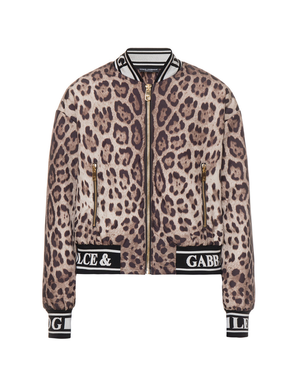 Бомбер Dolce&Gabbana F9E25T-HSMW8, коричневый цвет • Купить в интернет-магазине Kameron