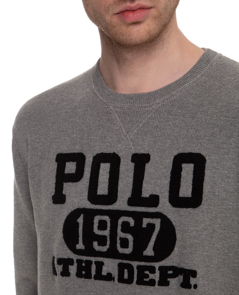 Свитшот Polo Ralph Lauren 710717790003, серый цвет • Купить в интернет-магазине Kameron