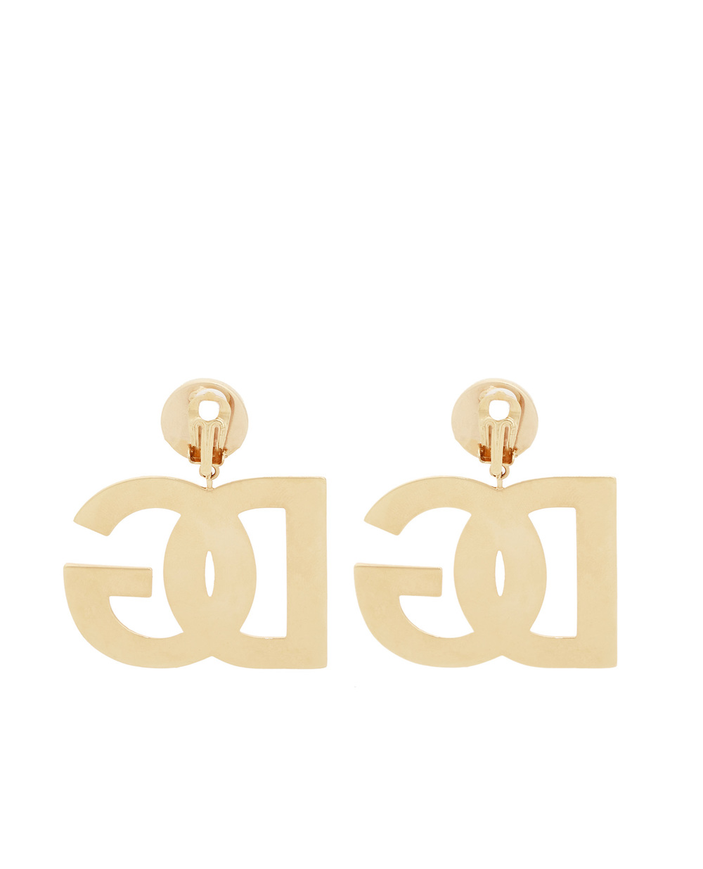 Клипсы Dolce&Gabbana WEN6P3-W1111, золотой цвет • Купить в интернет-магазине Kameron