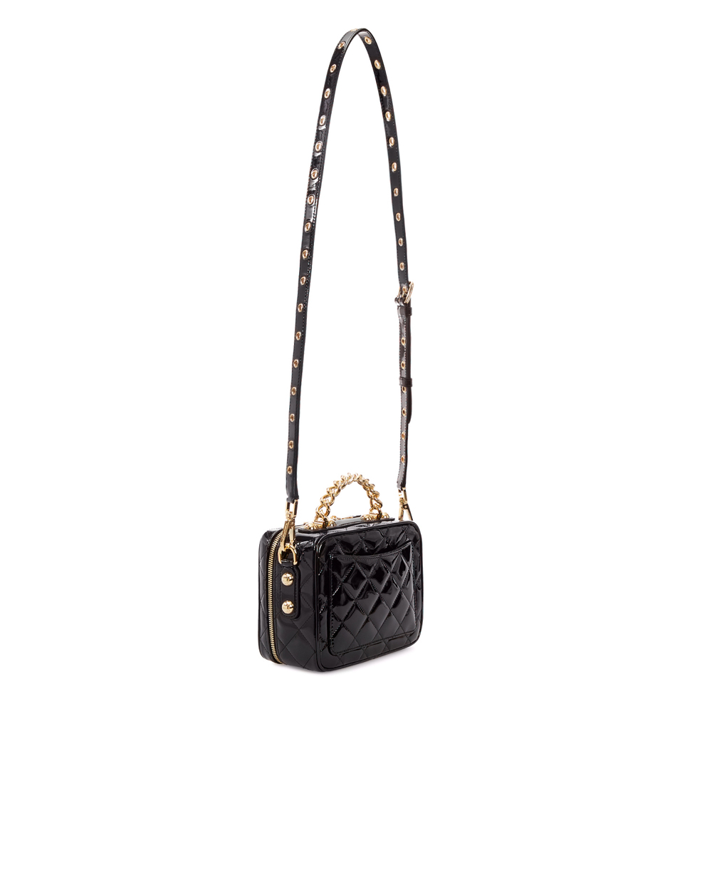 Кожаная сумка 3.5 Dolce&Gabbana BB7092-AY065, черный цвет • Купить в интернет-магазине Kameron