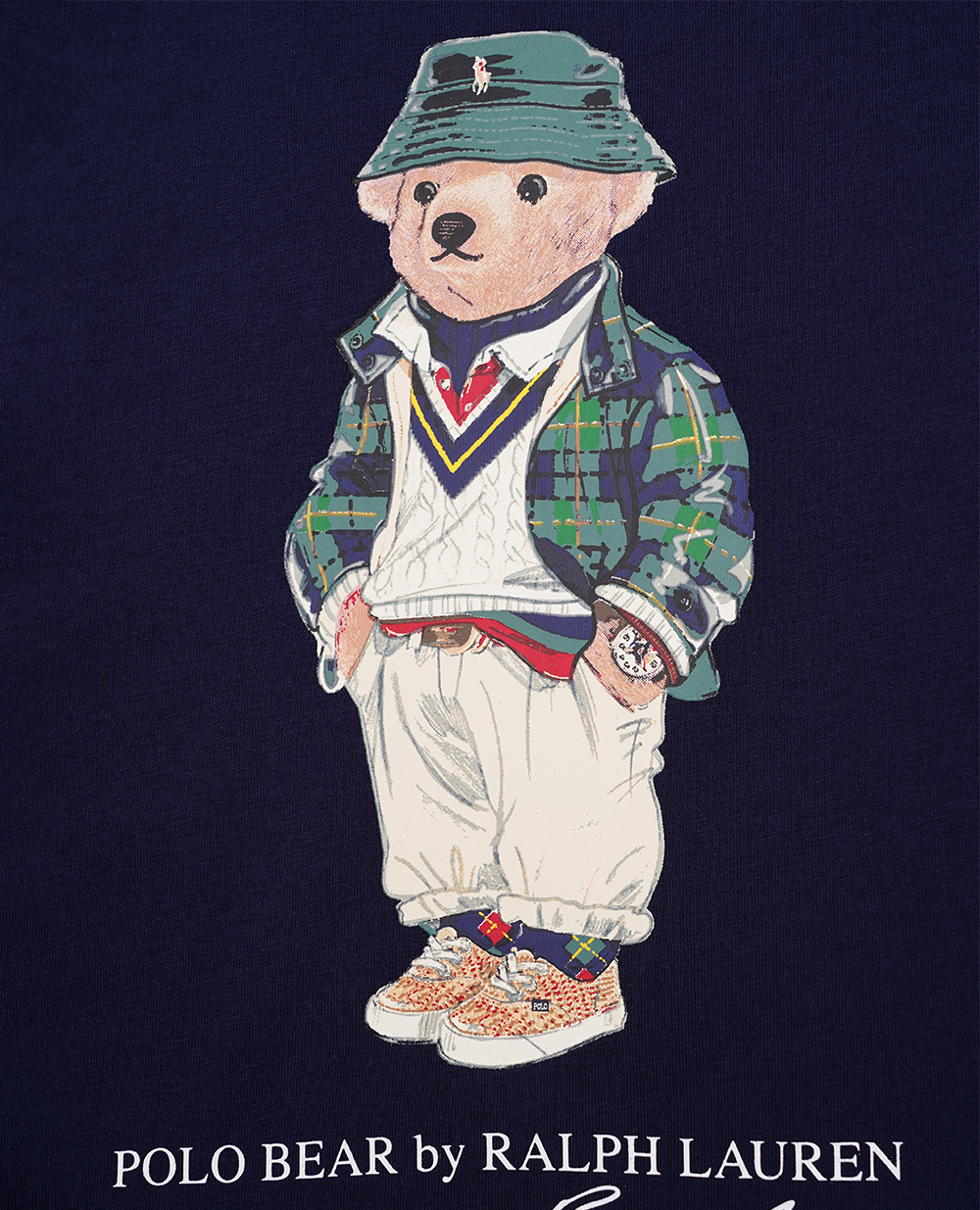 Дитяча футболка Polo Bear Polo Ralph Lauren Kids 322853828024, темно синій колір • Купити в інтернет-магазині Kameron