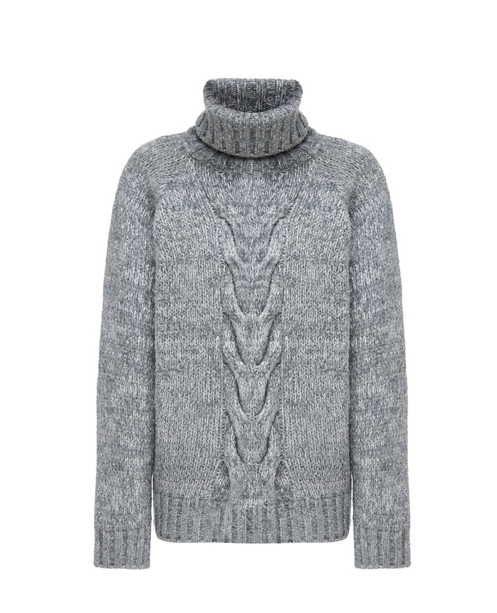 Кашеміровий светр Dolce&Gabbana FXB84T-JBMA8, сірий колір • Купити в інтернет-магазині Kameron