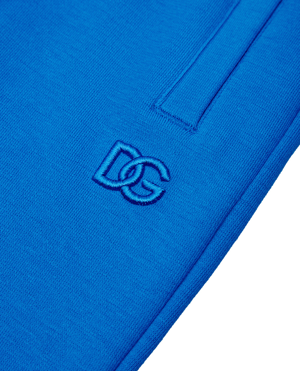 Дитячі спортивні штани Dolce&Gabbana Kids L1JPEE-G7BYI, блакитний колір • Купити в інтернет-магазині Kameron