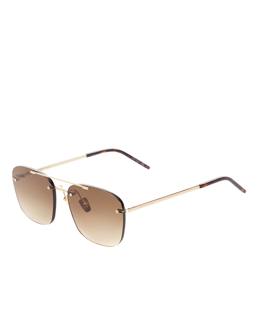 Сонцезахисні окуляри Saint Laurent 679559-Y9902, коричневий колір • Купити в інтернет-магазині Kameron