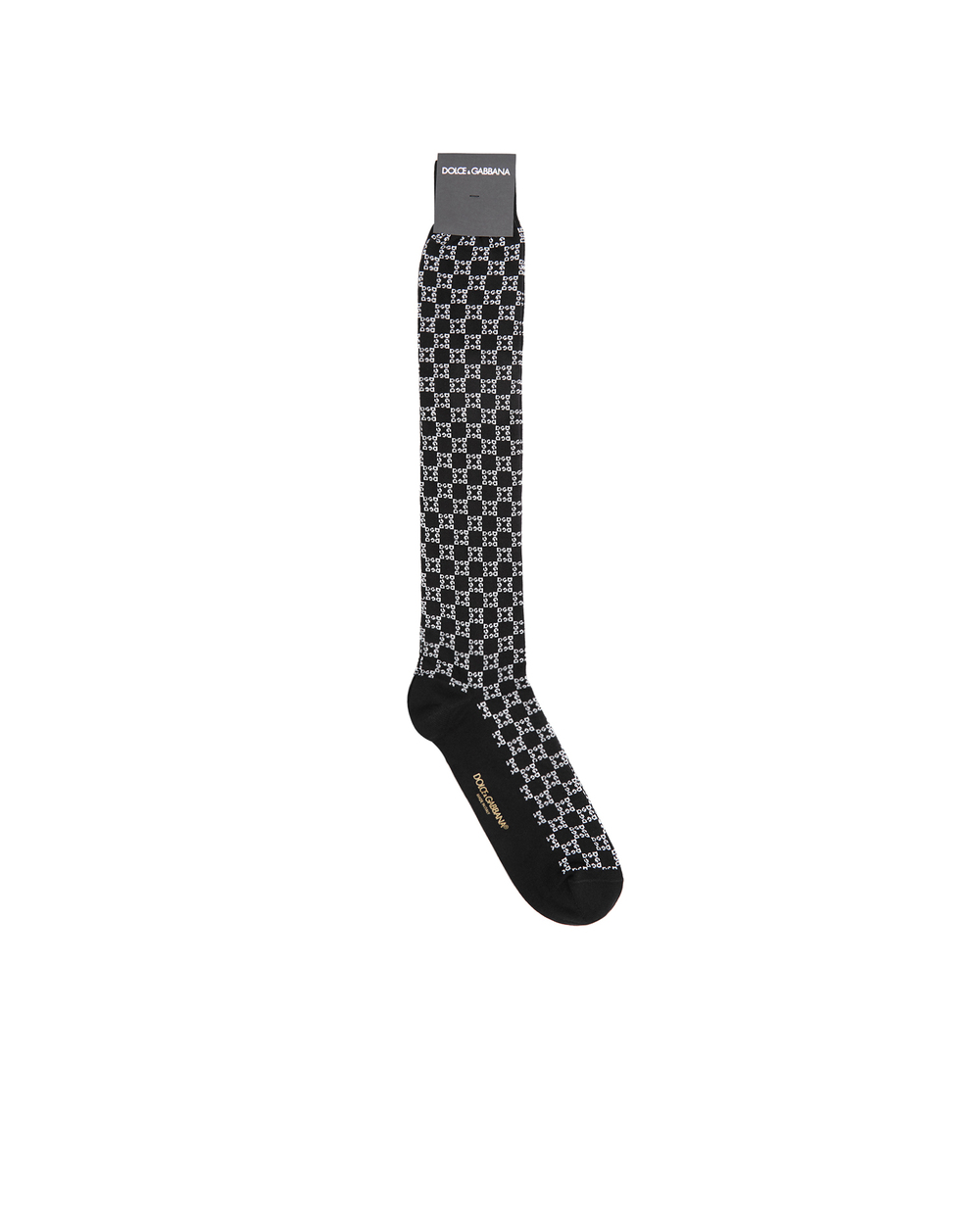 Вовняні шкарпетки Dolce&Gabbana GC126A-G1JDX, чорний колір • Купити в інтернет-магазині Kameron