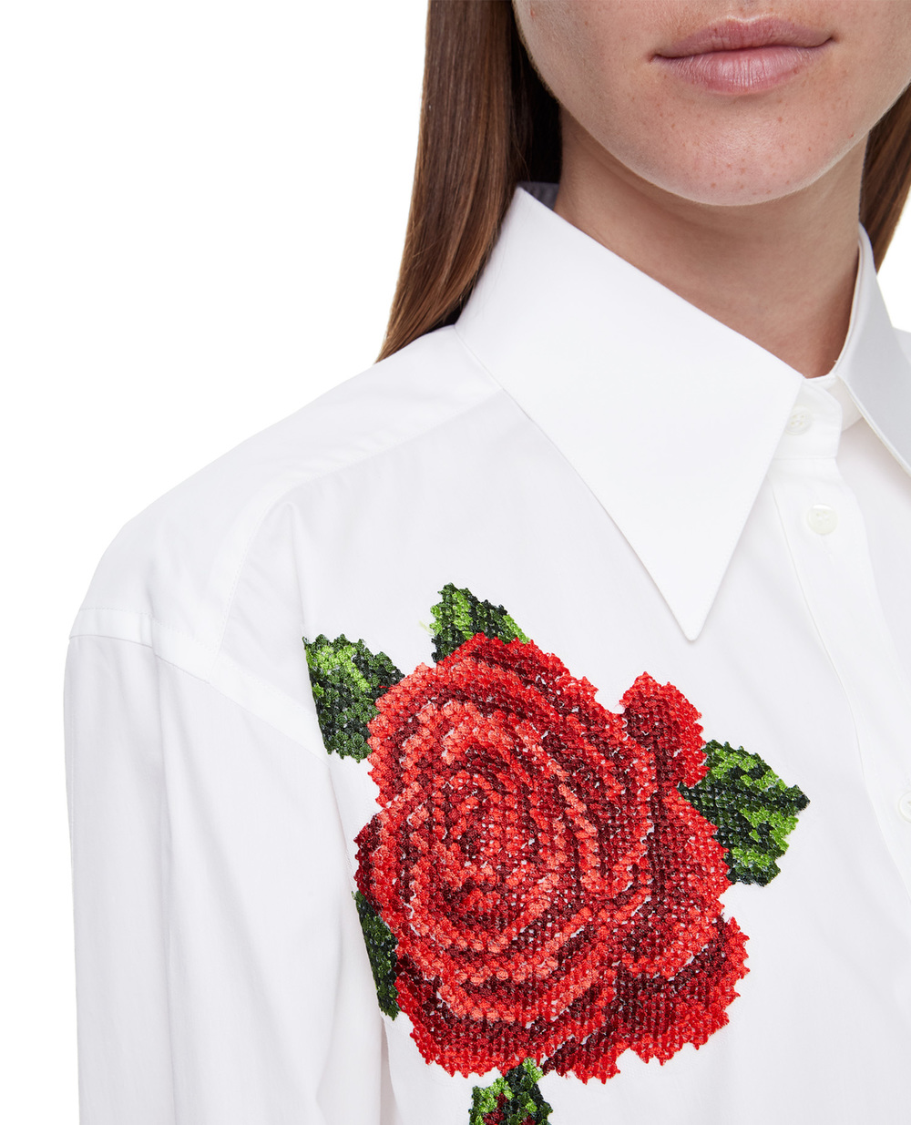 Рубашка Dolce&Gabbana F5O06Z-FUMWI, белый цвет • Купить в интернет-магазине Kameron