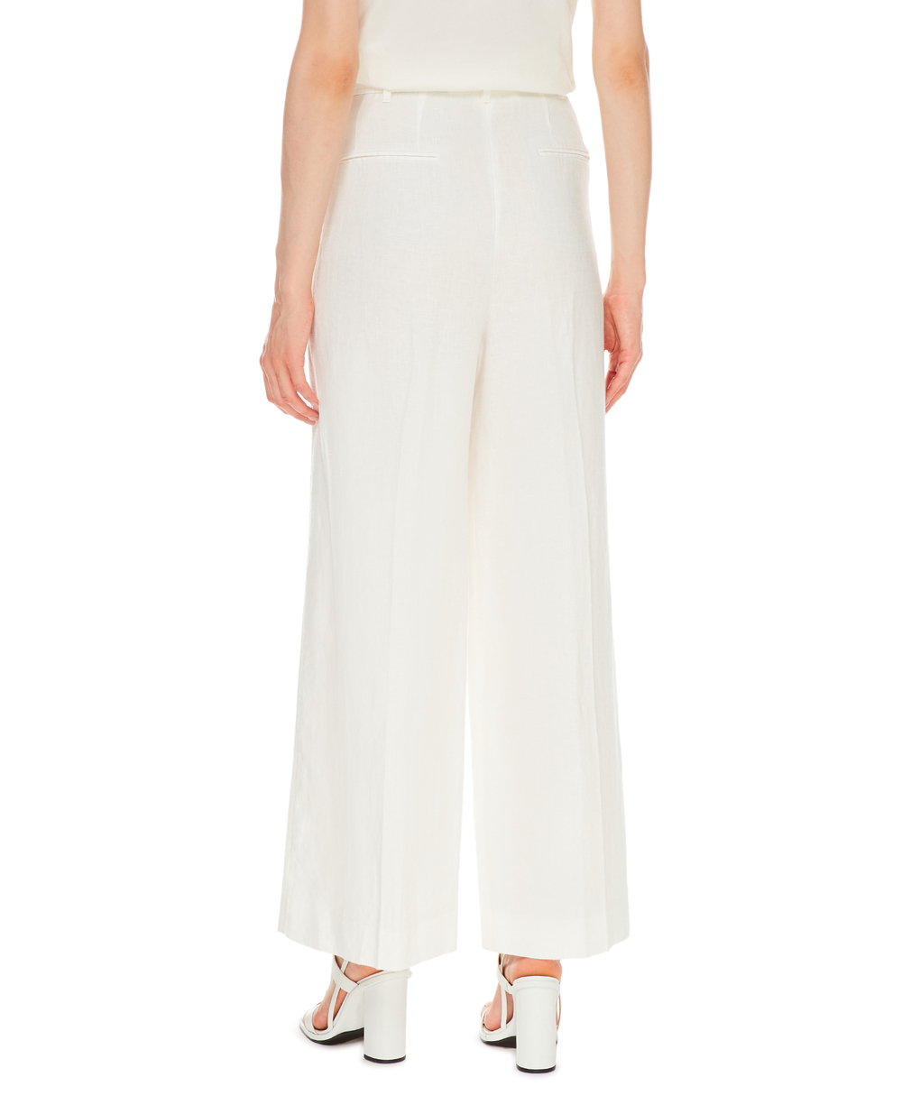 Льняные брюки Polo Ralph Lauren 211837995001, белый цвет • Купить в интернет-магазине Kameron