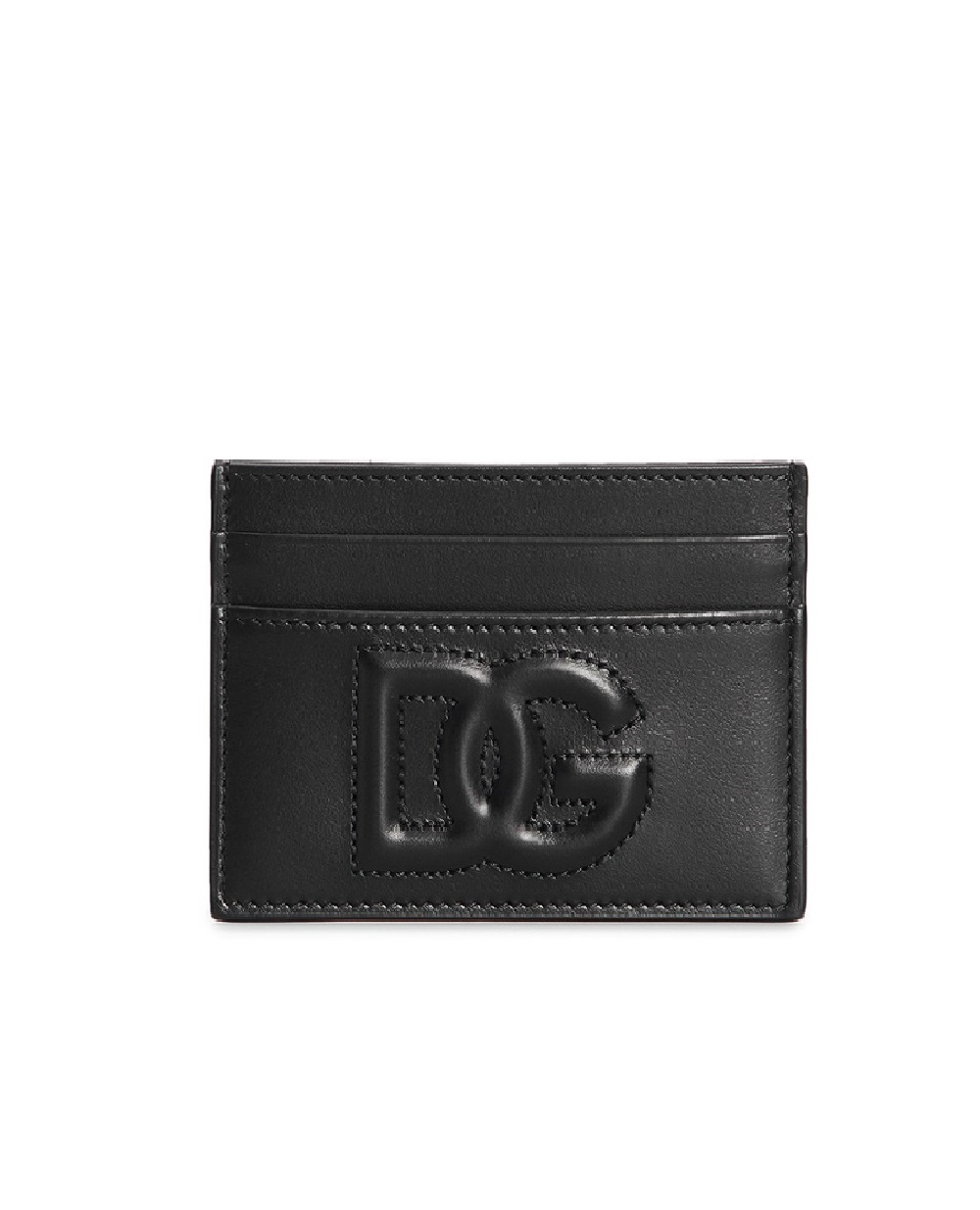 Кожаная визитница Dolce&Gabbana BI0330-AG081, черный цвет • Купить в интернет-магазине Kameron