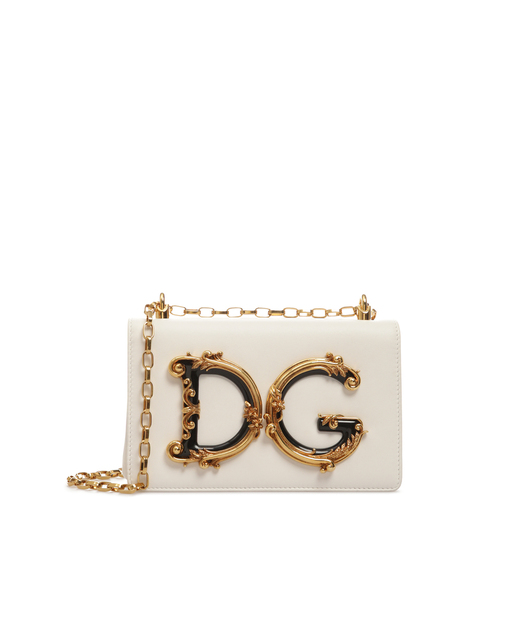 Dolce&Gabbana Кожаная cумка DG Girls Medium - Артикул: BB6498-AZ801