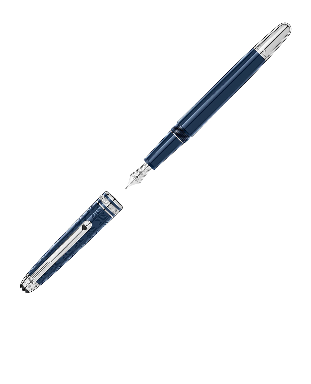 Перова ручка Meisterstück Around the World in 80 Days Classique Montblanc 126344, синій колір • Купити в інтернет-магазині Kameron