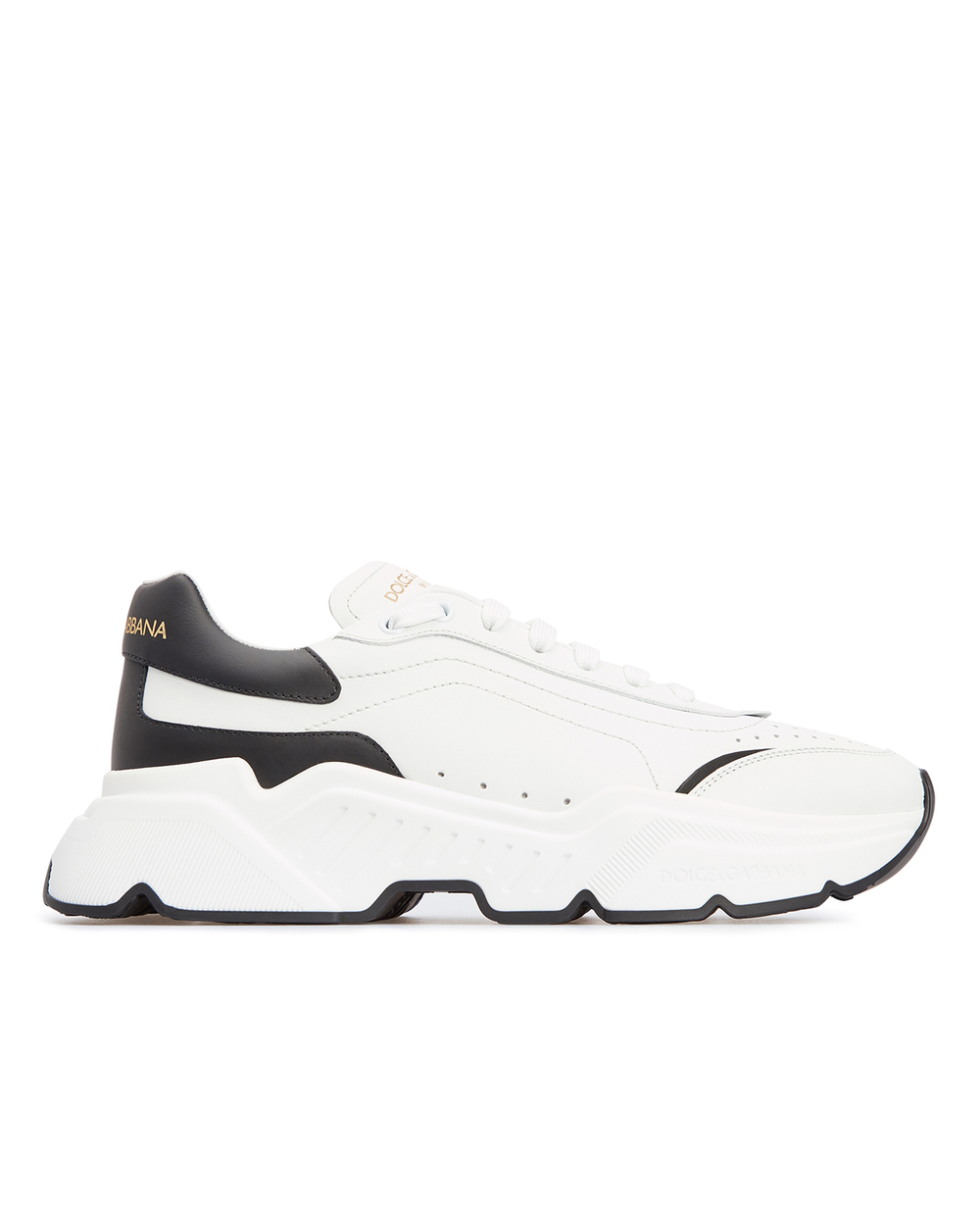 Кожаные кроссовки Daymaster Dolce&Gabbana CS1791-AX589, белый цвет • Купить в интернет-магазине Kameron