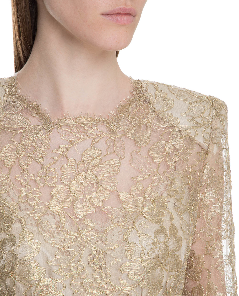 Сукня Dolce&Gabbana F6H8BT-HLM02, золотий колір • Купити в інтернет-магазині Kameron