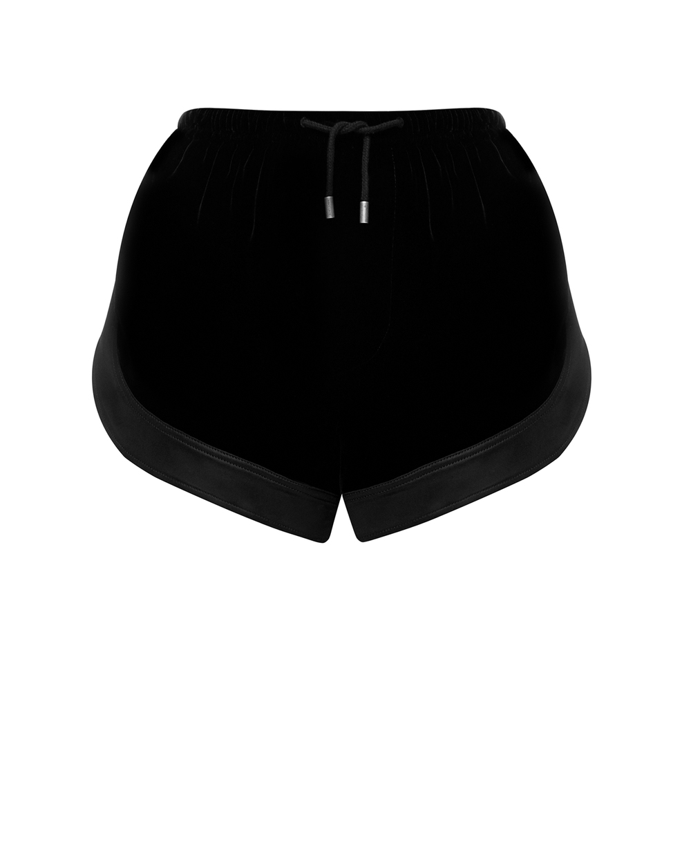Велюрові шорти Saint Laurent 688165-Y525R, чорний колір • Купити в інтернет-магазині Kameron