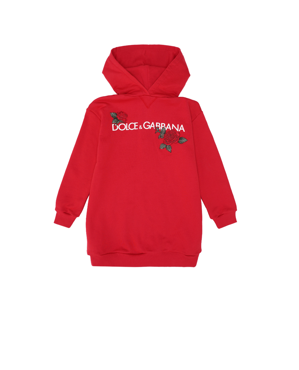 Детское худи Dolce&Gabbana Kids L5JD6O-G7J7T-B, красный цвет • Купить в интернет-магазине Kameron