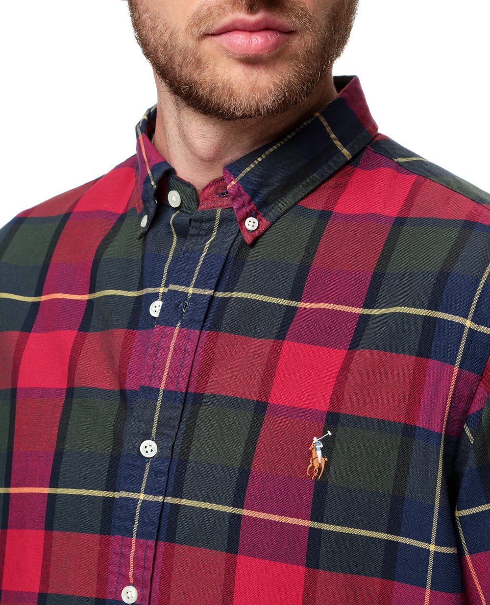 Рубашка Polo Ralph Lauren 710767441001, разноцветный цвет • Купить в интернет-магазине Kameron