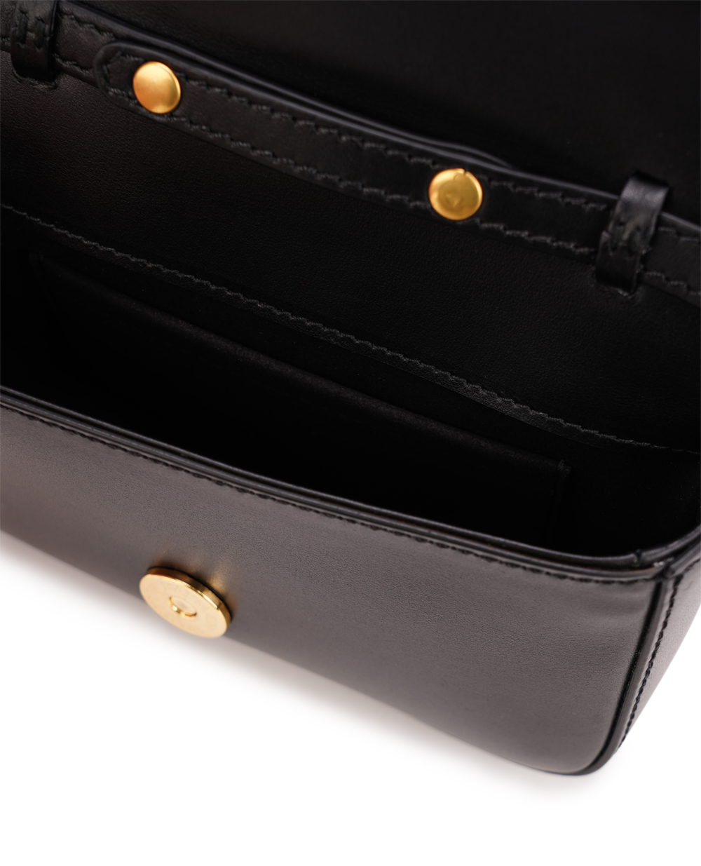 Шкіряна сумка B-Buzz Balmain CN1DG811LAVE, чорний колір • Купити в інтернет-магазині Kameron