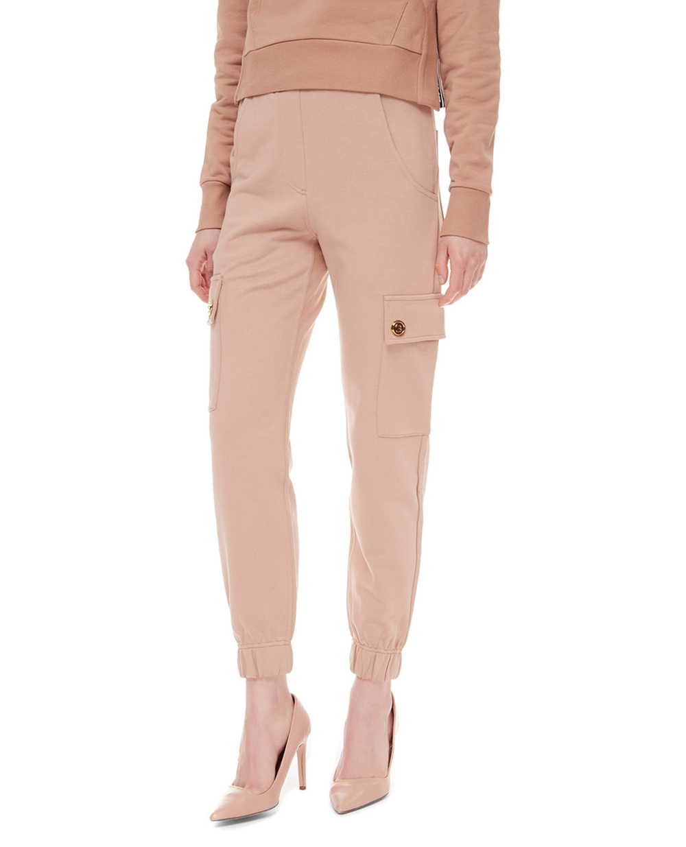 Спортивные брюки Balmain XF1OB055JB13, бежевый цвет • Купить в интернет-магазине Kameron