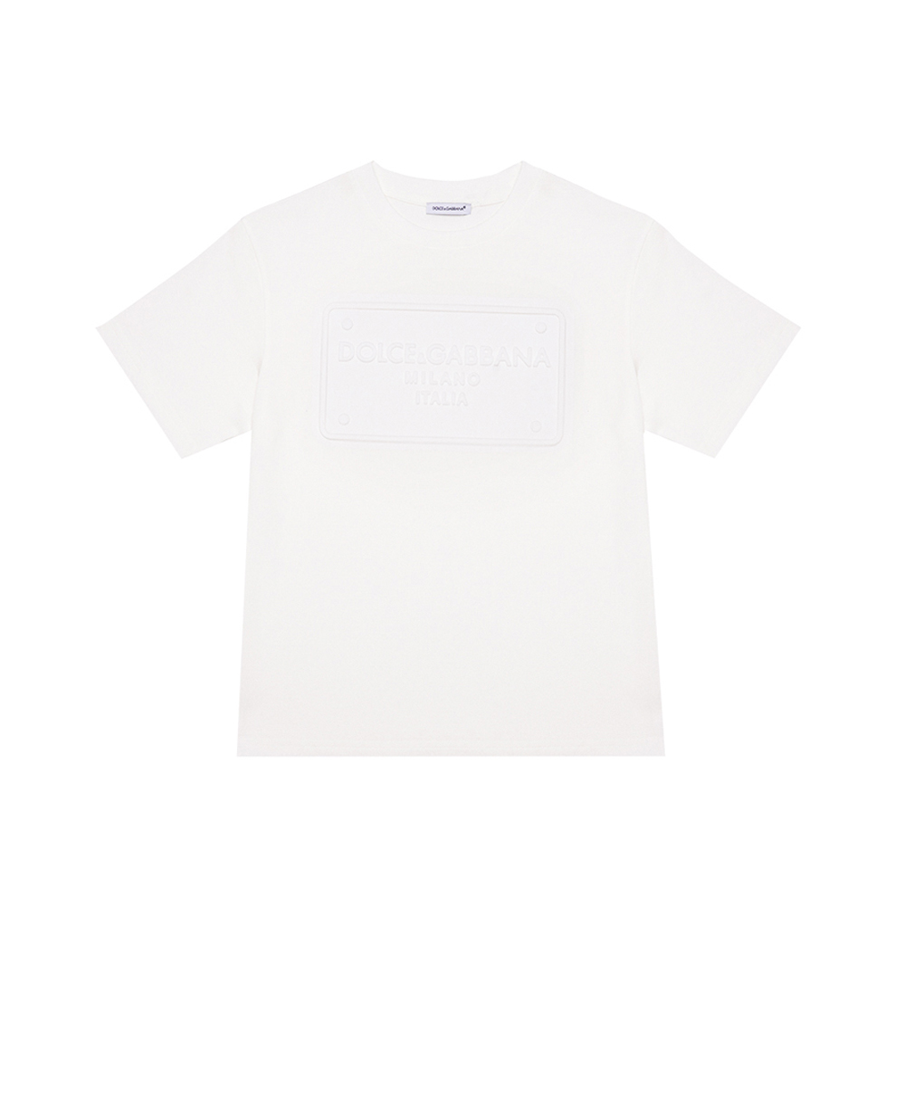 Детская футболка Dolce&Gabbana Kids L4JTBL-G7H6K-B, белый цвет • Купить в интернет-магазине Kameron