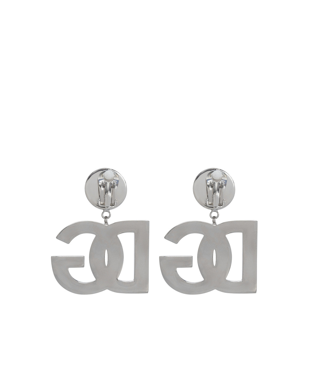 Кліпси Dolce&Gabbana WEN6P2-W1111, срібний колір • Купити в інтернет-магазині Kameron