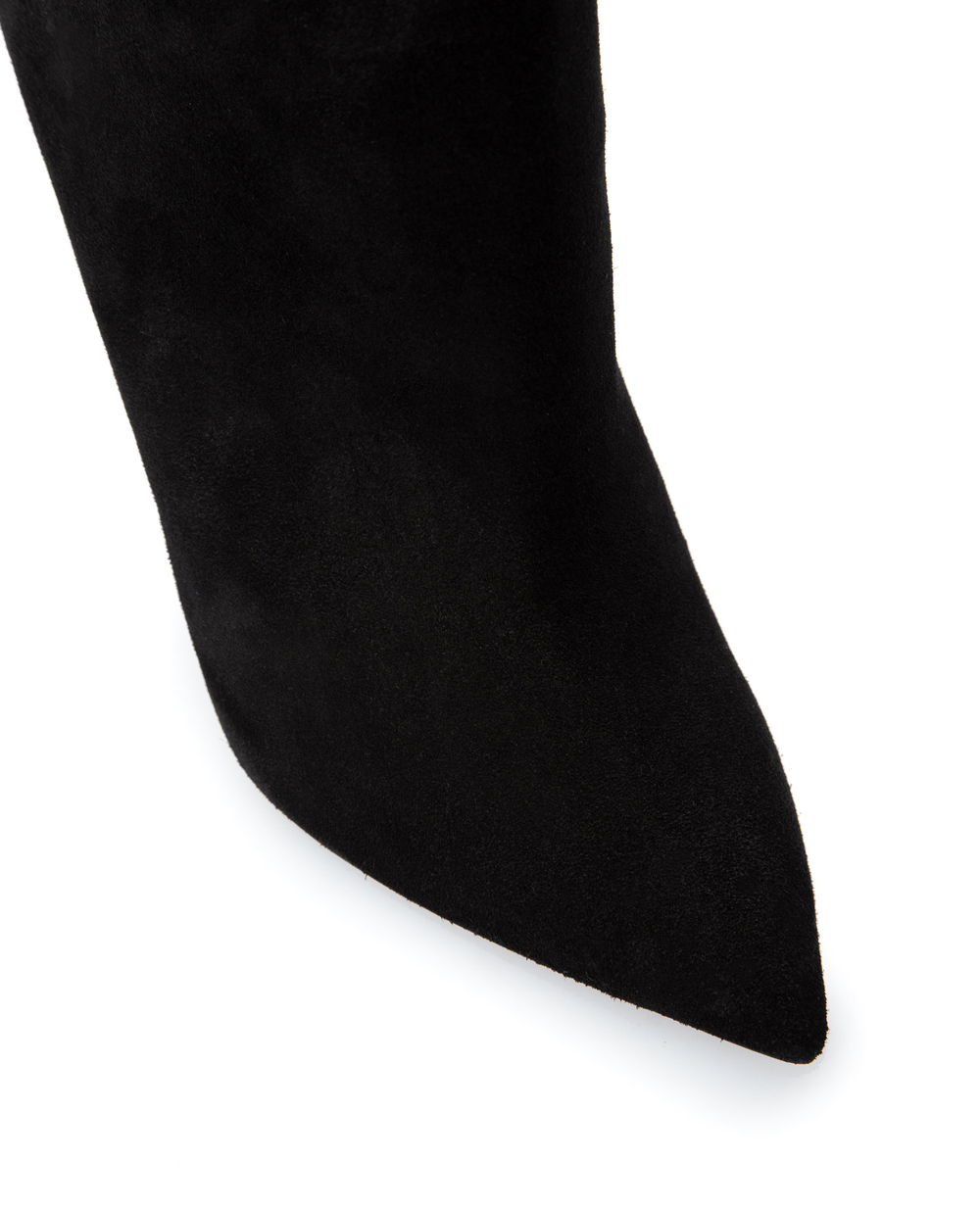 Замшевые ботфорты Niki Saint Laurent 527637-0RN10, черный цвет • Купить в интернет-магазине Kameron