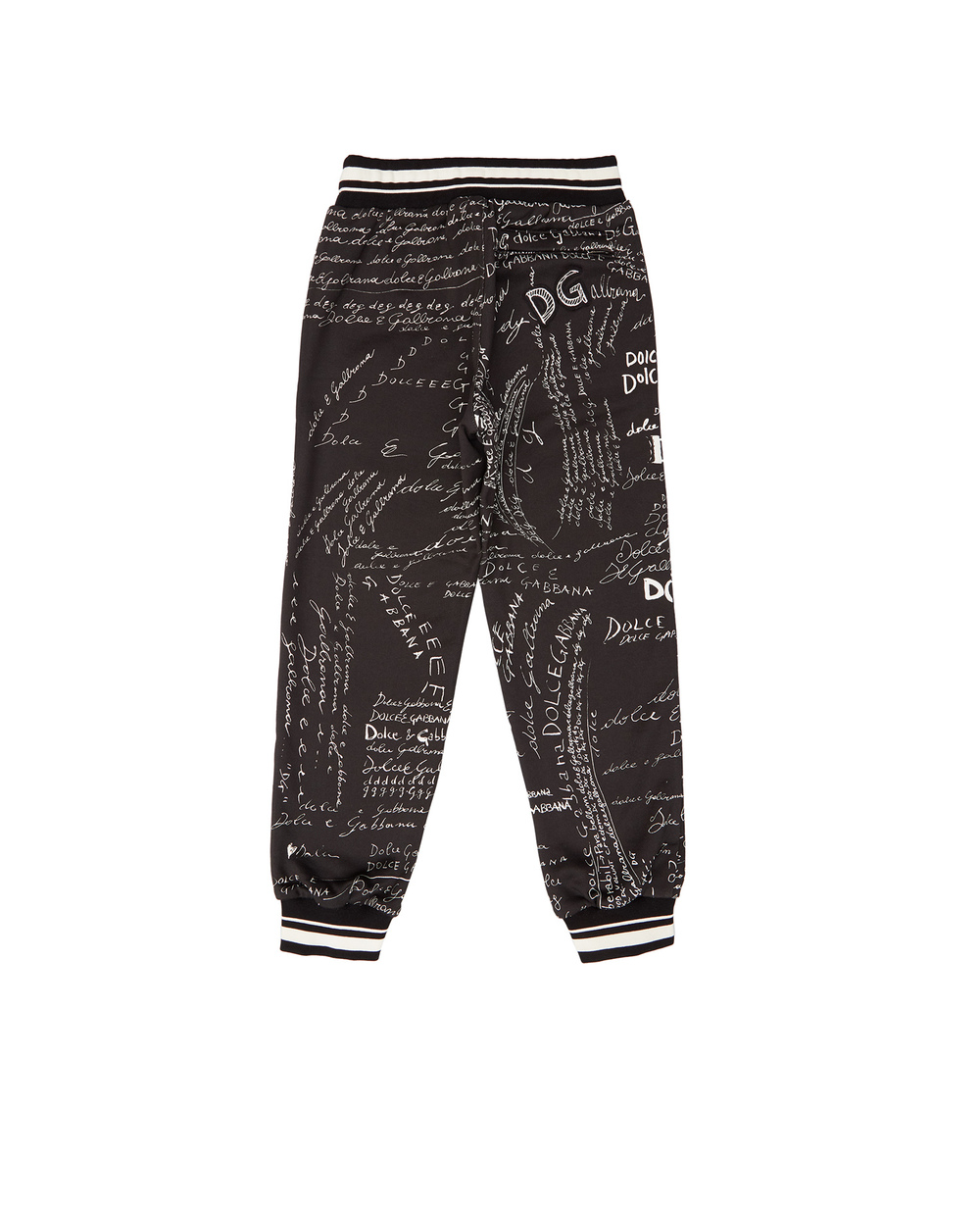 Спортивные брюки Dolce&Gabbana Kids L4JPBQ-G7XBS-S, черный цвет • Купить в интернет-магазине Kameron