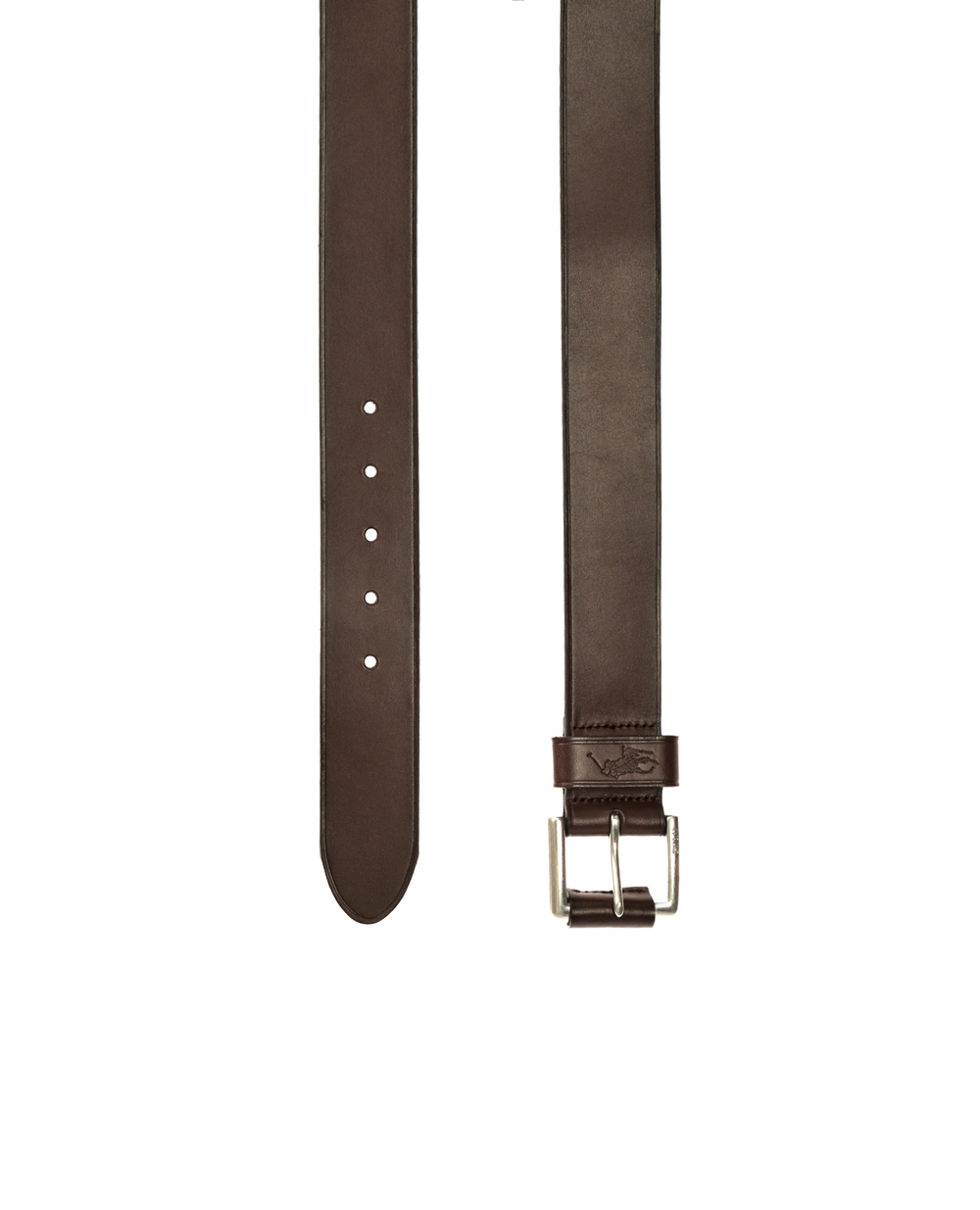 Кожаный ремень Polo Ralph Lauren 405845449001, коричневый цвет • Купить в интернет-магазине Kameron