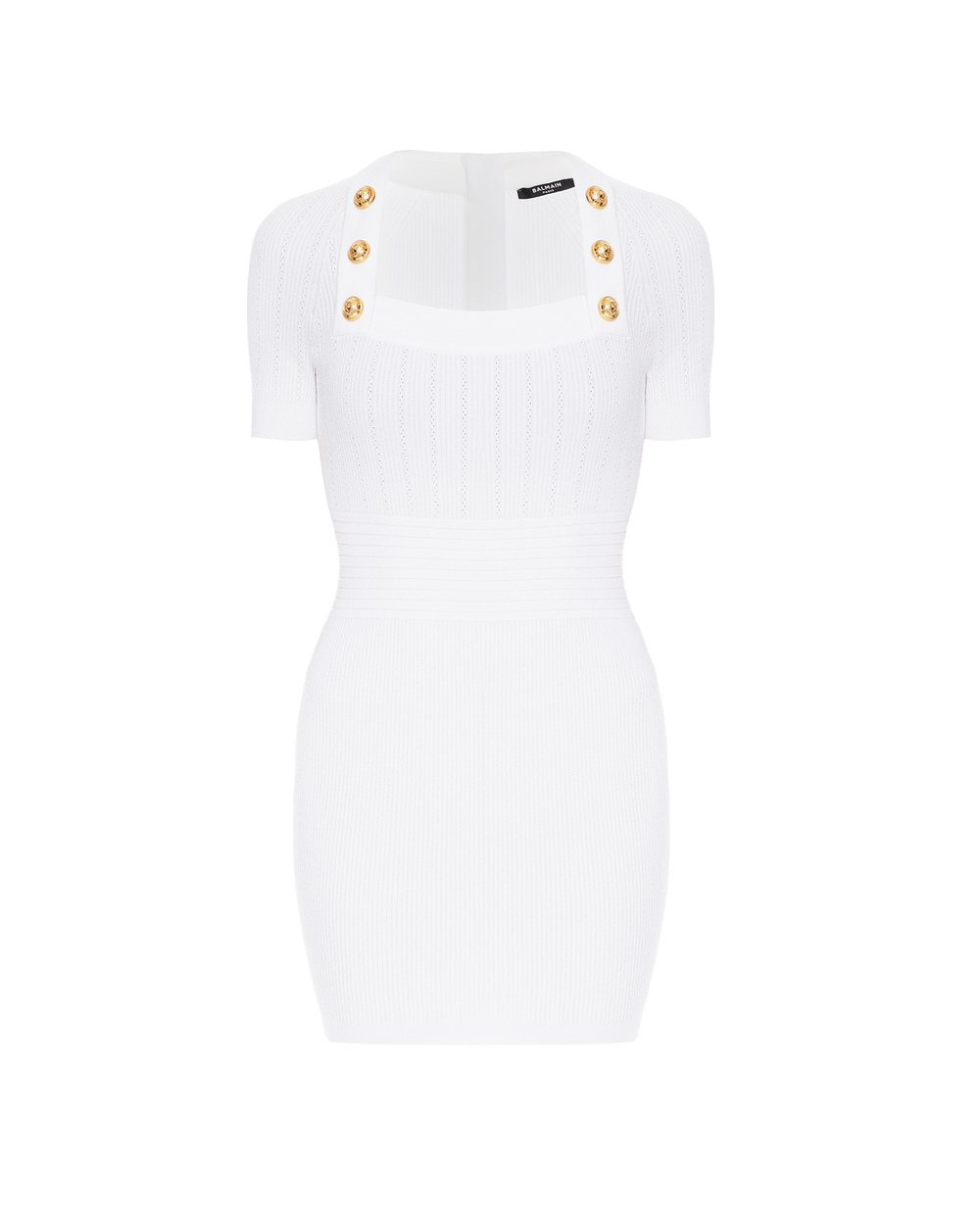 Платье Balmain VF16152K211, белый цвет • Купить в интернет-магазине Kameron