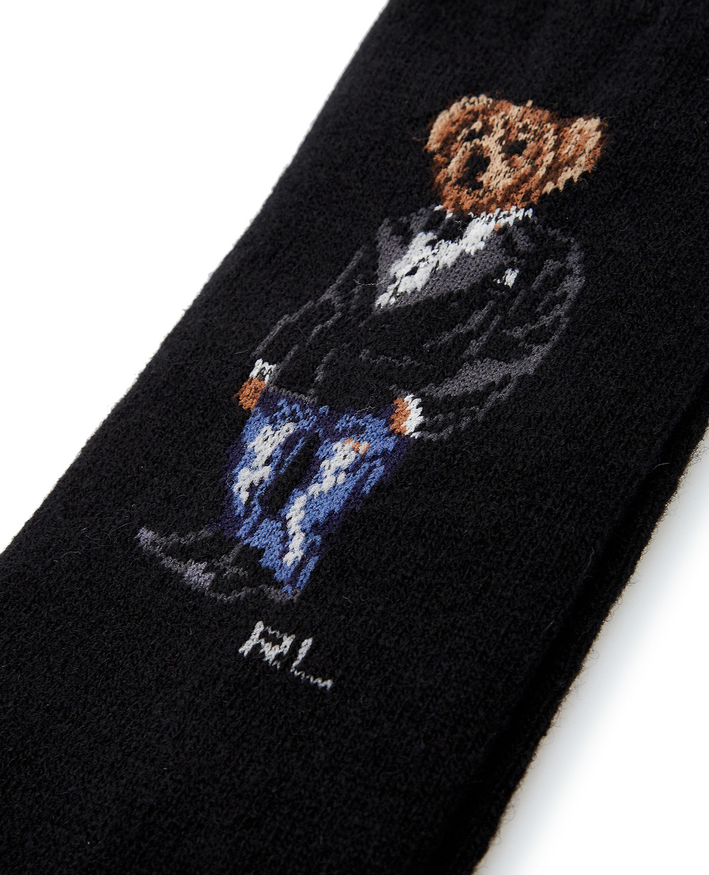 Вовняні шкарпетки Polo Ralph Lauren 449858067002, чорний колір • Купити в інтернет-магазині Kameron